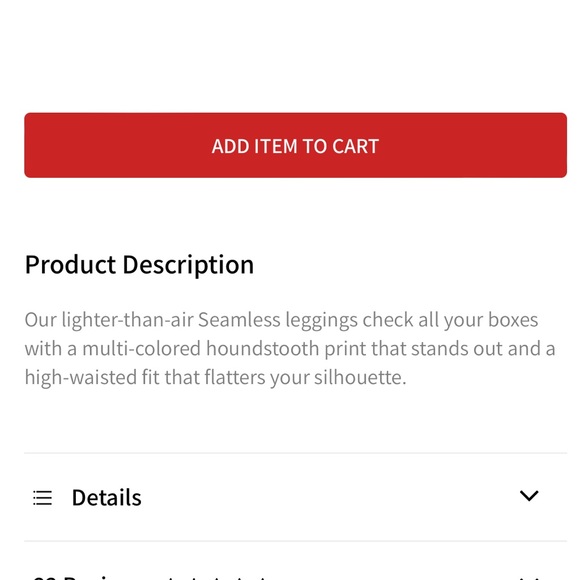 Fabletics- High-Waisted Seamless Check Legging - Picture 10 of 11